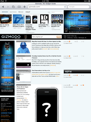 Illustration for article titled Websites on the iPad Gallery